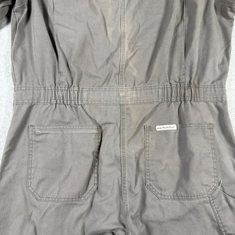 Vintage Walls Master Made Gray Long Sleeve Workwear Coveralls Size 44 Regular